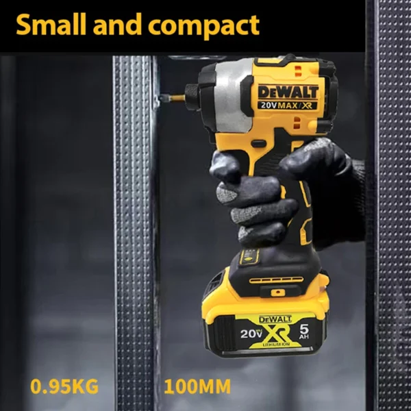 ⁦Dewalt dcf850 3250 סל מברג אלחוטי 205n · מ 'brushless השפעה נהג ליתיום השפעה נהג מקדחה 20v סוללה⁩ – תמונה ⁦6⁩