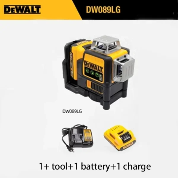 ⁦Dewalt dwal089l sides360 מעלות אנכי סוללת ליתיום אנכית 12 קווים רמת לייזר הרכבה⁩ – תמונה ⁦4⁩