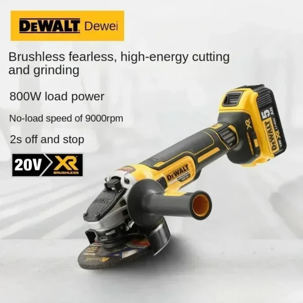 Dewalt dcg405 ראש שטוח זווית מטחנת מכונת חשוף מכונת חיתוך מכונת brushless 18v כלי כוח
